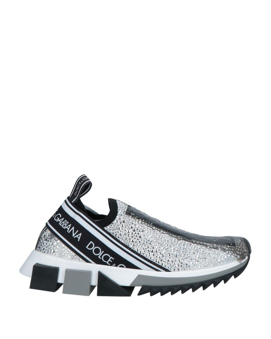 Dolce & Gabbana Black Two-Tone Canvas Shoes