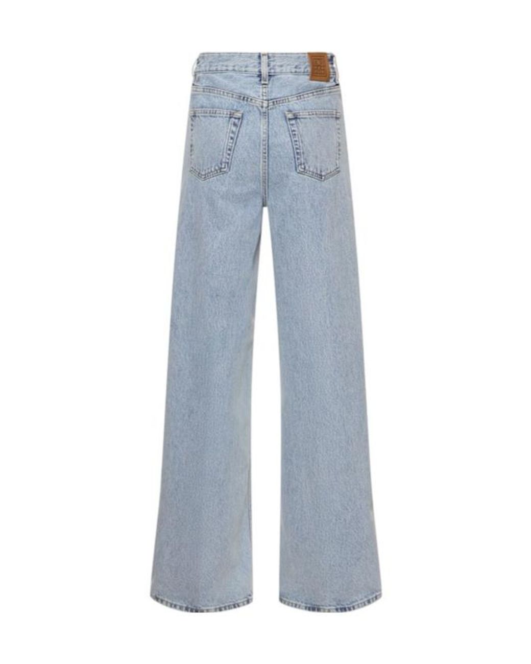 Totême  Blue High-Waist Wide-Leg Jeans