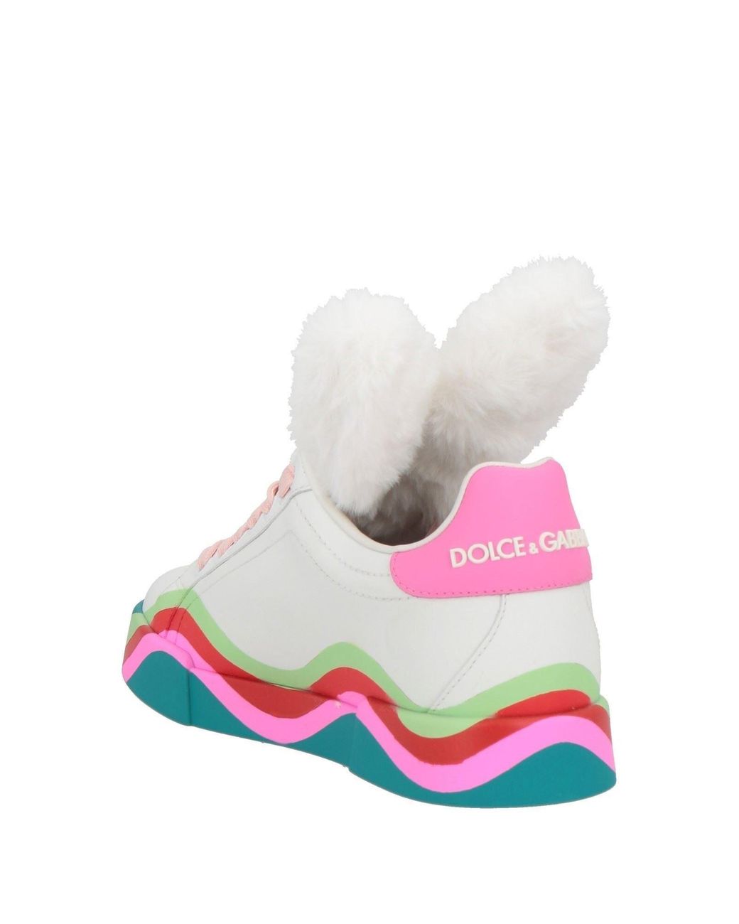 Dolce & Gabbana White Low-Top Casual Shoes