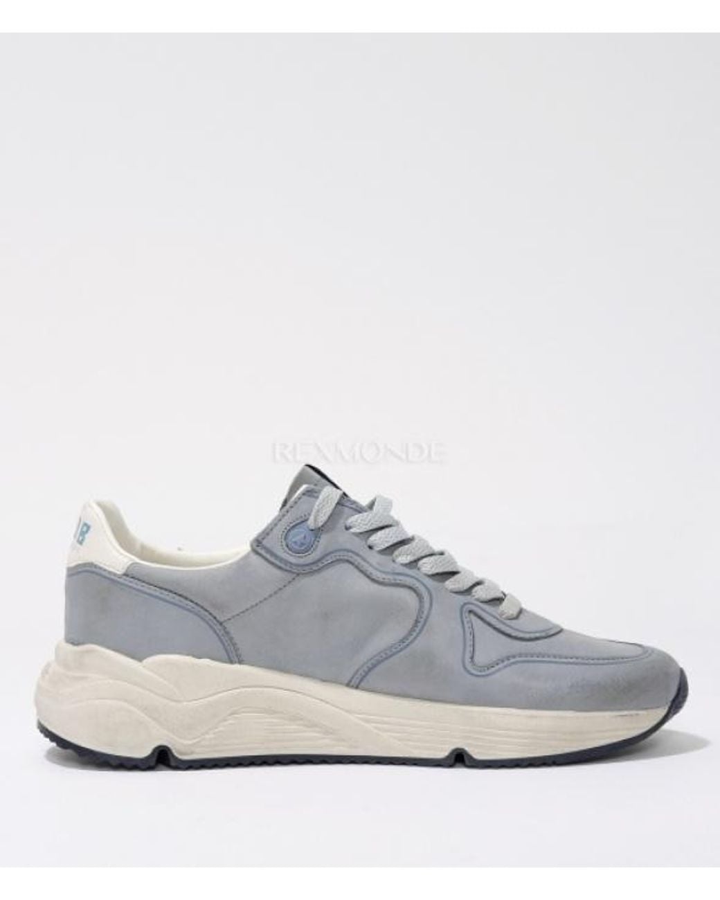 Golden Goose Deluxe Brand Gray Running Sole Low-Top Sneakers for men