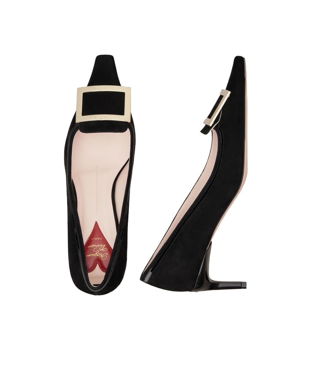 Roger Vivier Black Viv' Canard Pumps