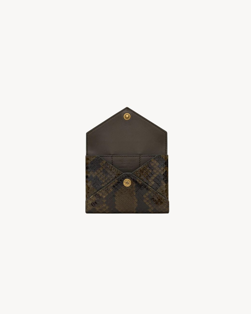 Saint Laurent Black Letter Card Case for men