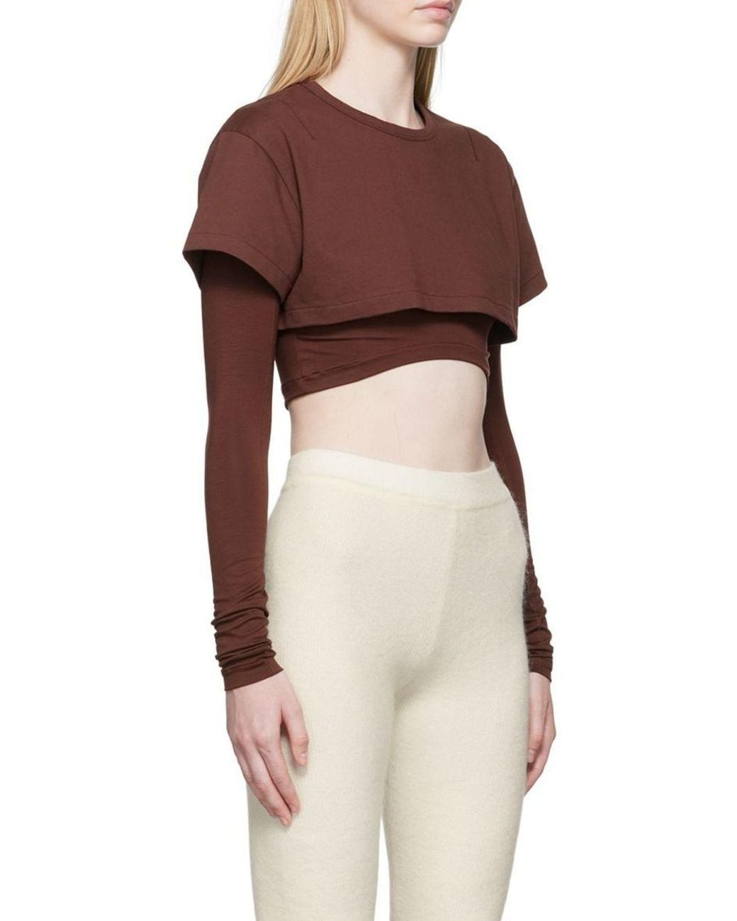 Jacquemus Layered-Effect Long-Sleeve T-Shirt