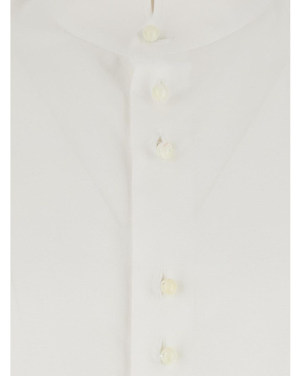 Emporio Armani White Long-Sleeved Shirt for men