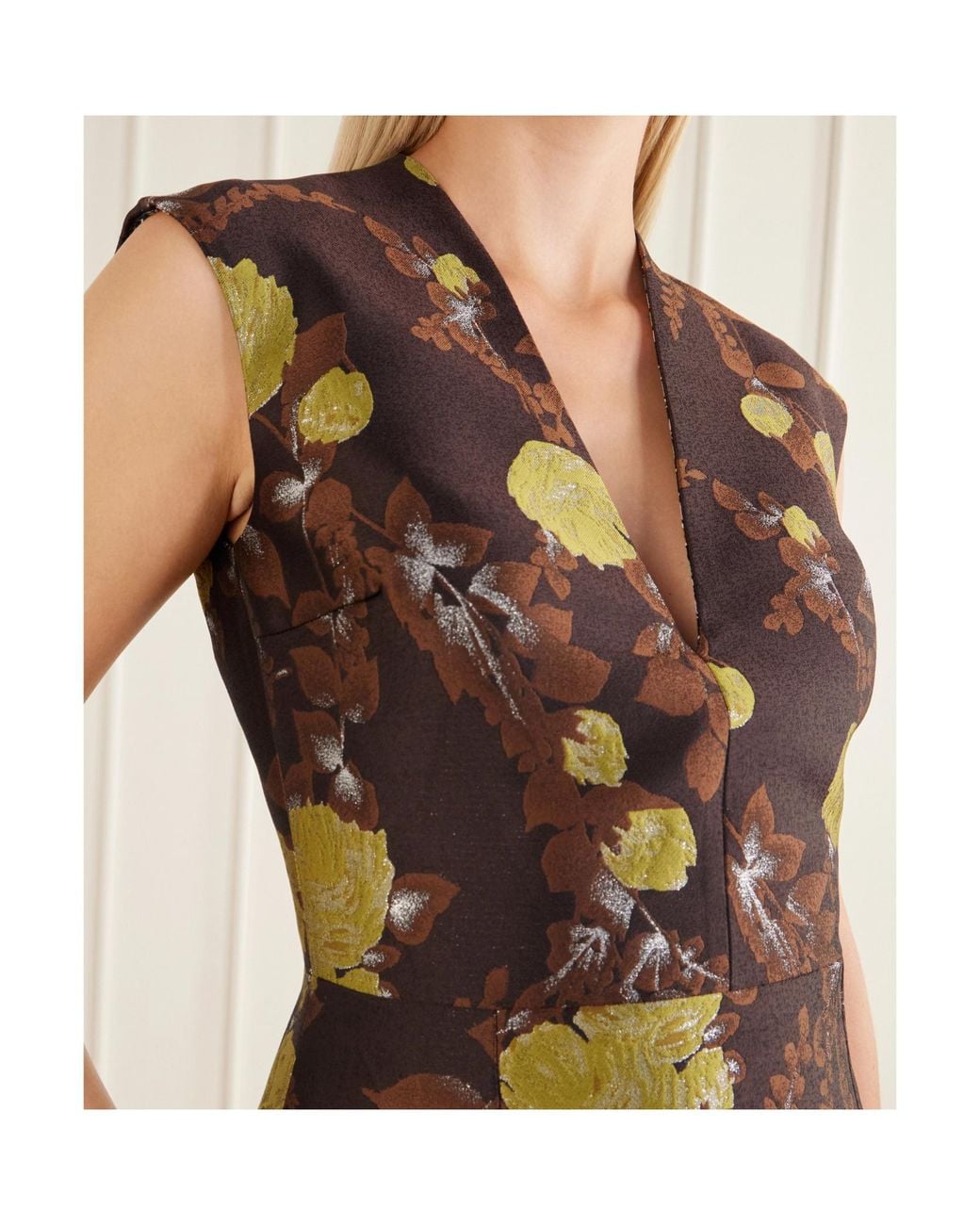LaDoubleJ Black Sleek Dress With Feathers