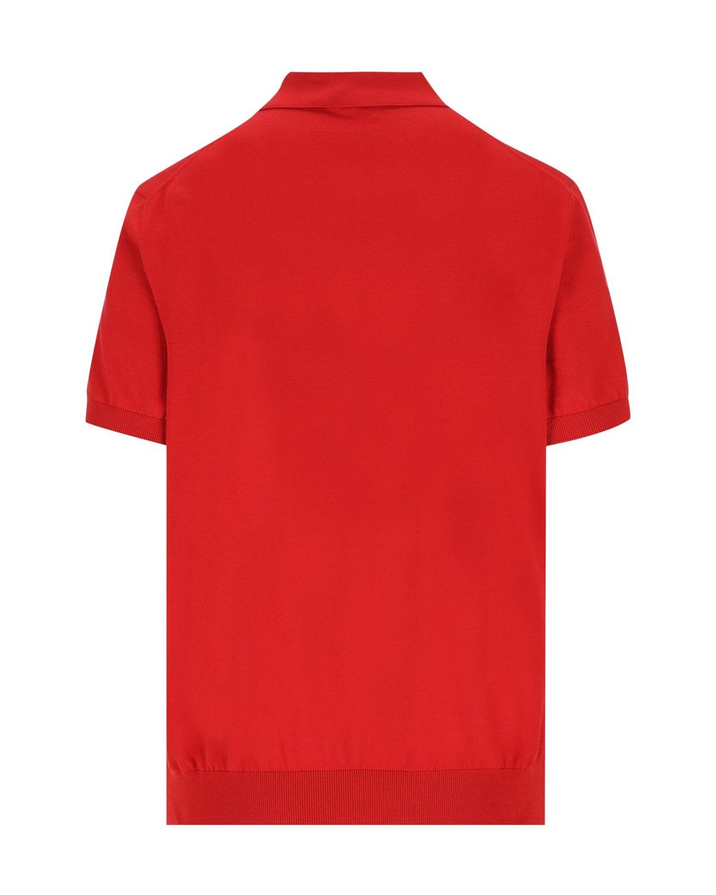 Loro Piana Red Regular Fit Polo Shirt