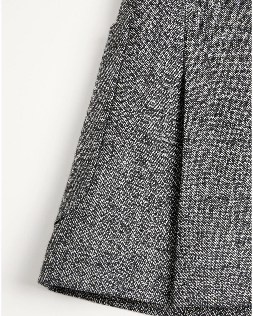 Valentino Gray Single-Breasted Mouliné Wool Jacket for men