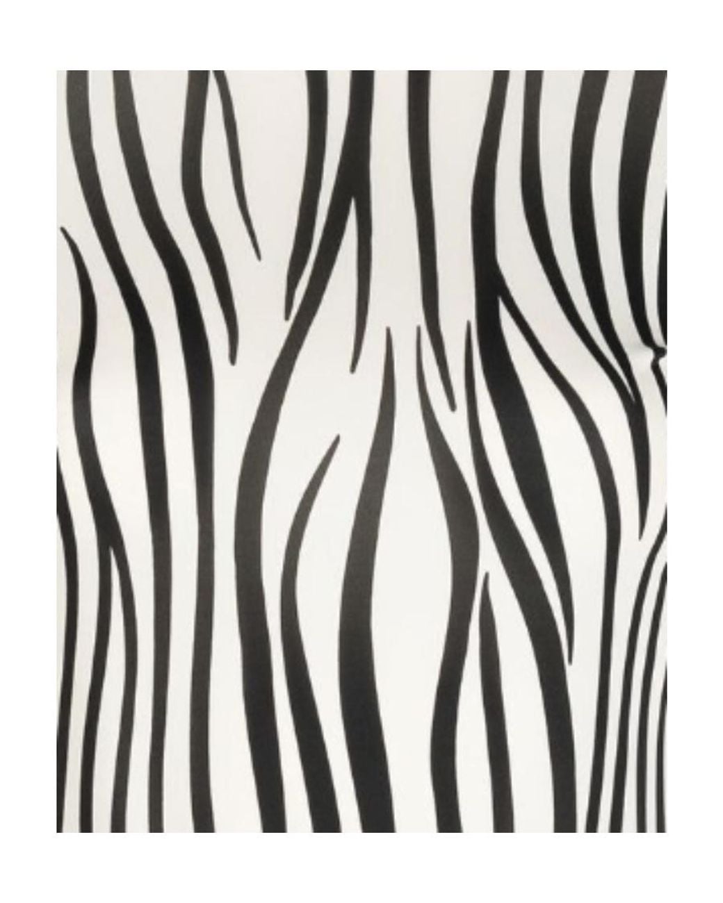 Valentino Black Zebra-Print T-Shirt