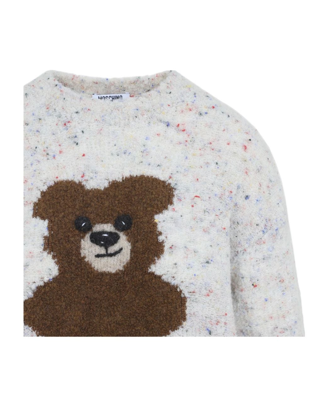 Moschino White Bear Sweater