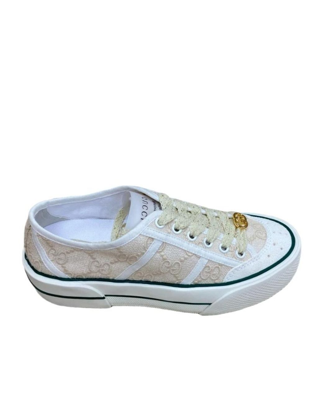 Gucci Blue Gg Chunky Lace-Up Sneakers