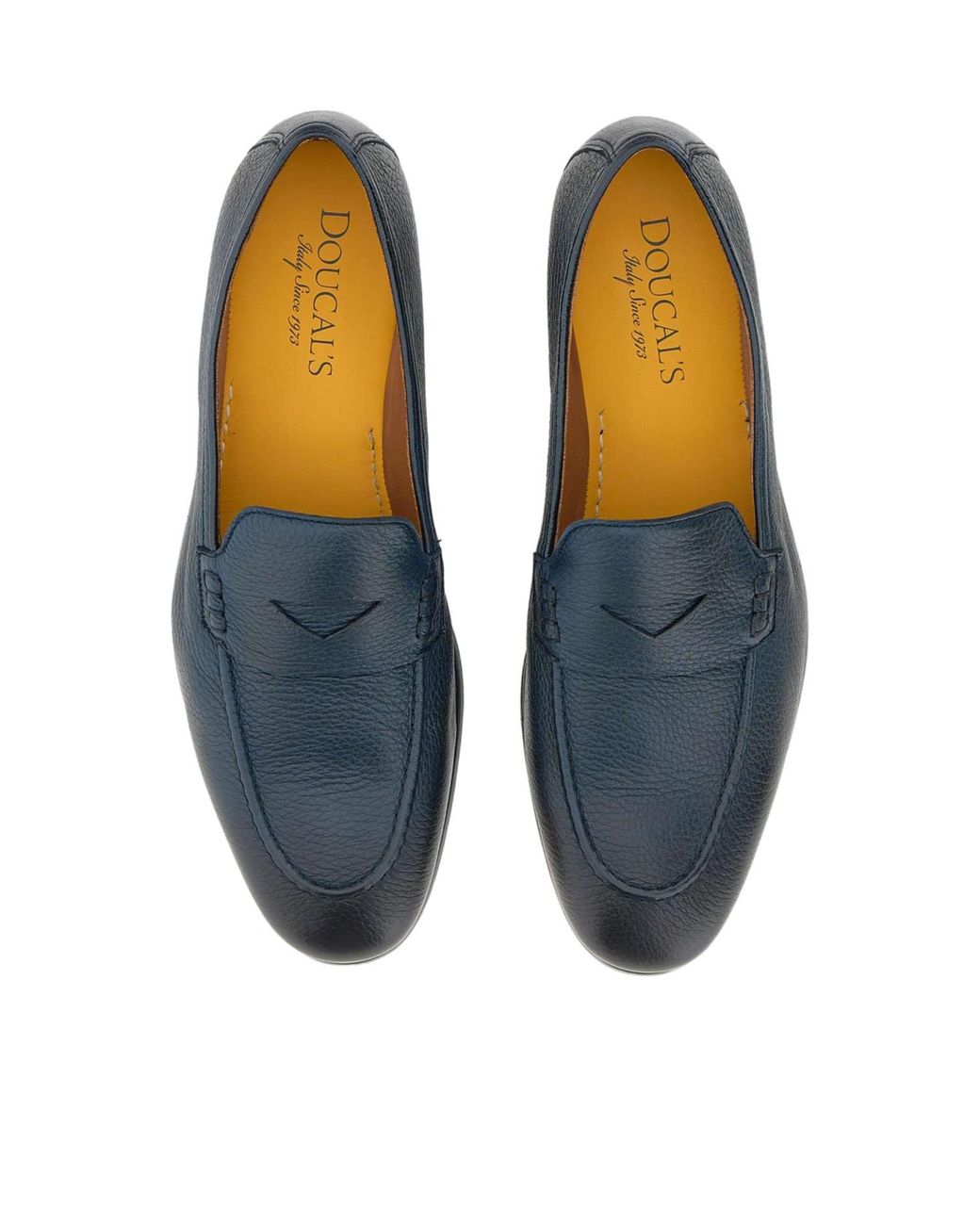Doucal's Blue Penny Loafers for men