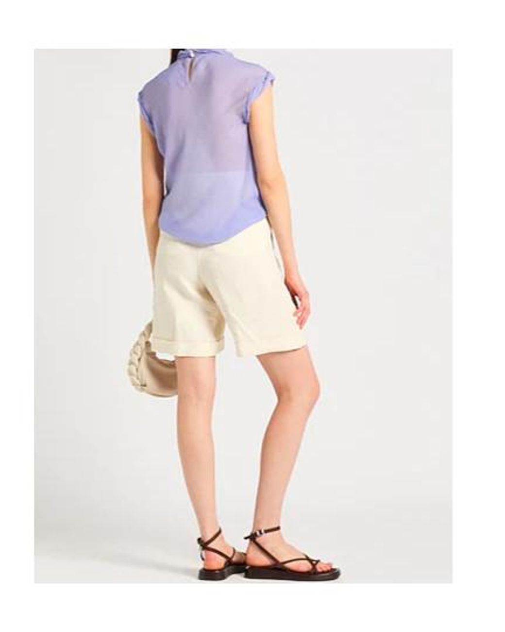 Tory Burch Purple Lilac Top Silk