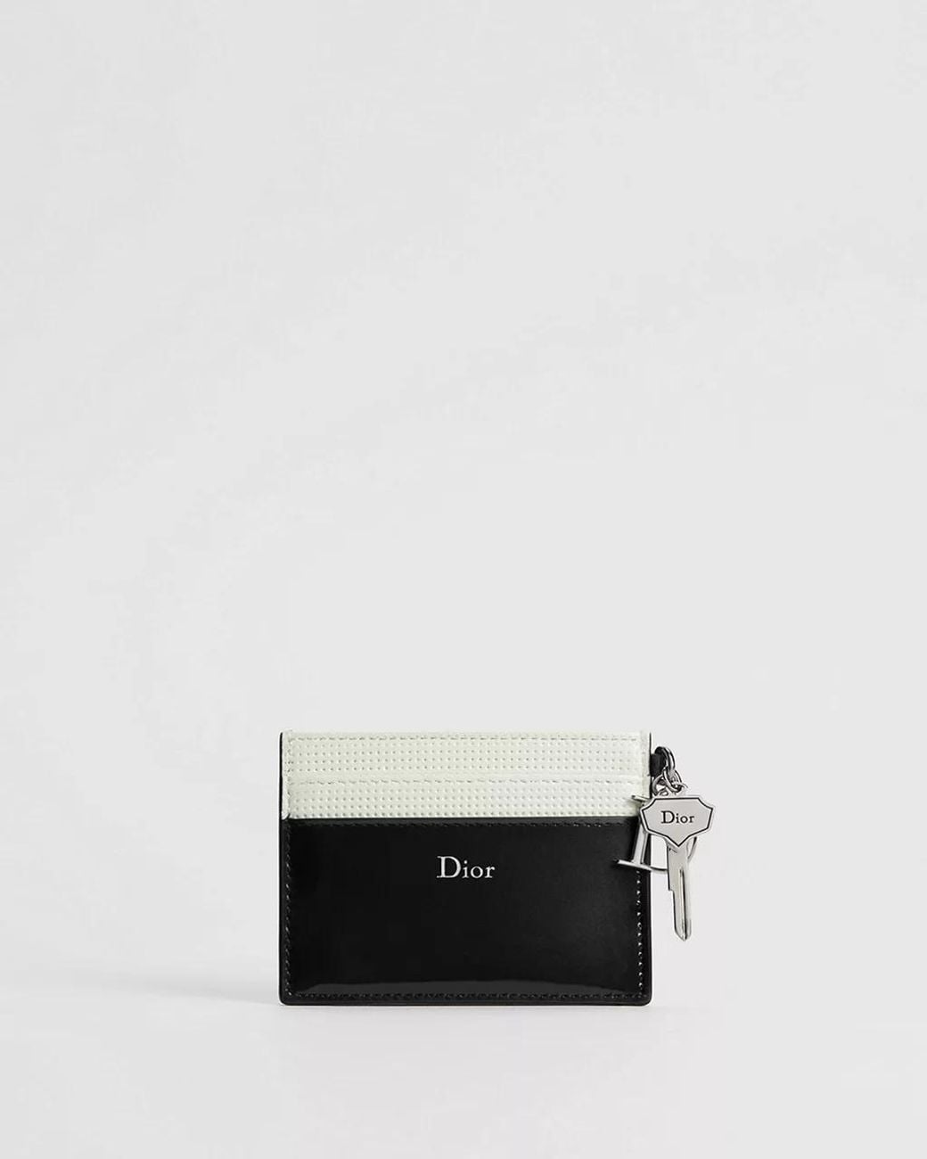 Dior Black Saddle Freesia Card Holder