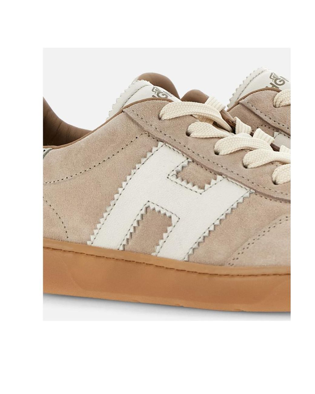 Hogan White H-Logo Low-Top Sneakers