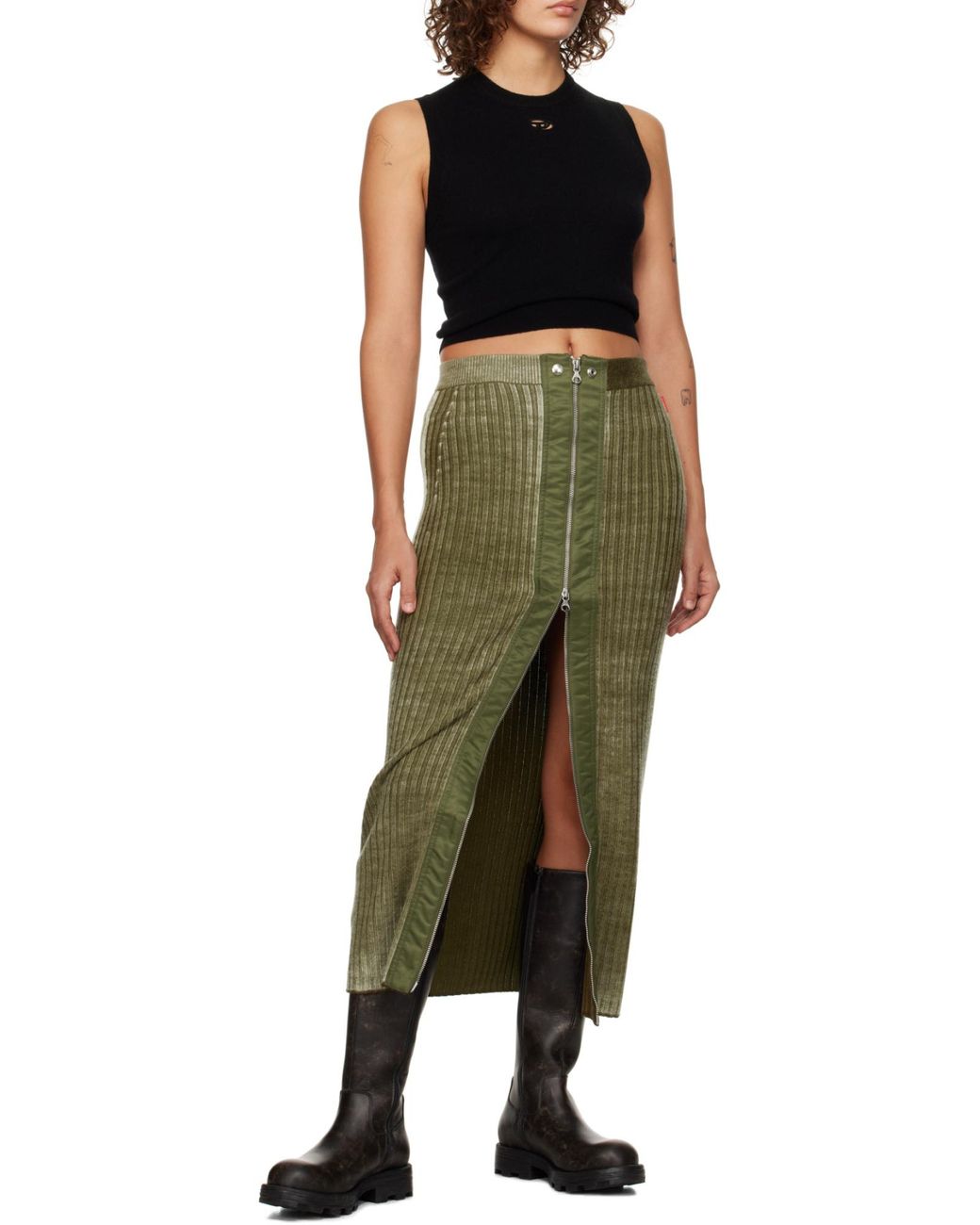 DIESEL Black M-Arga-Sl Knitted Top