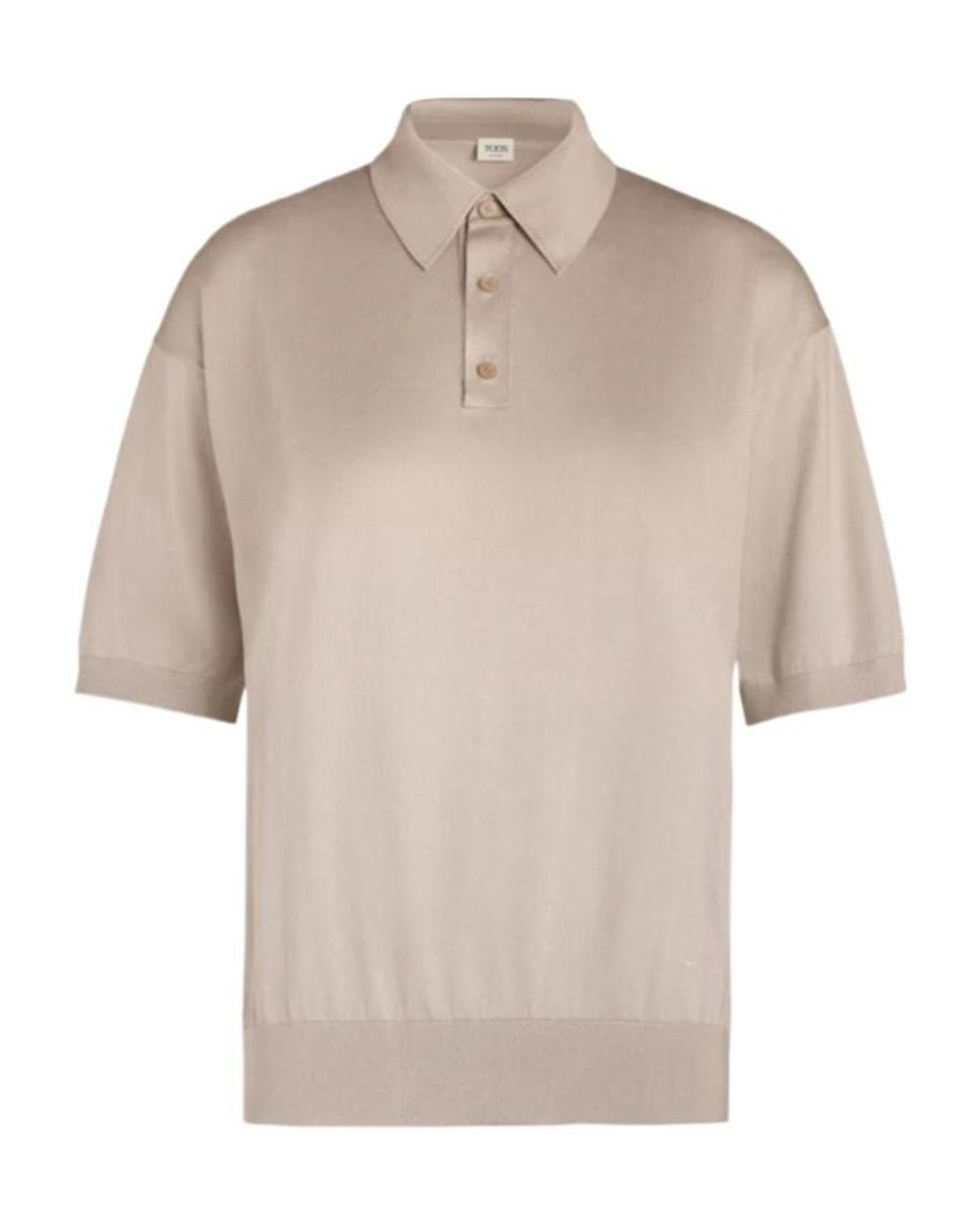 Tod's Natural Button-Fastening Polo Shirt