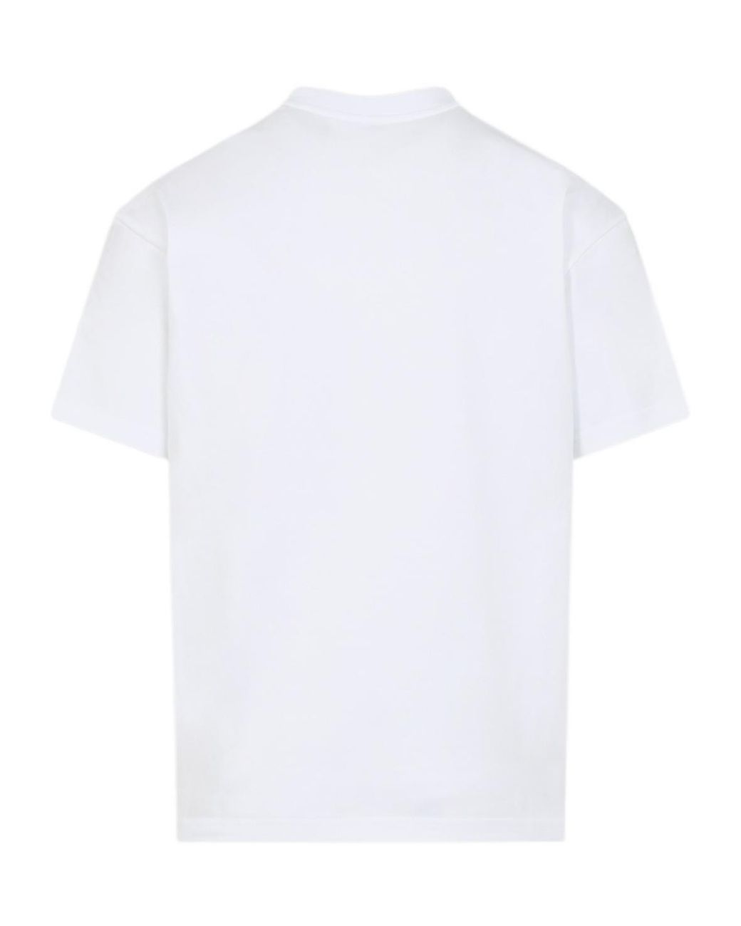 Givenchy White Logo Printed Crewneck T-Shirt for men
