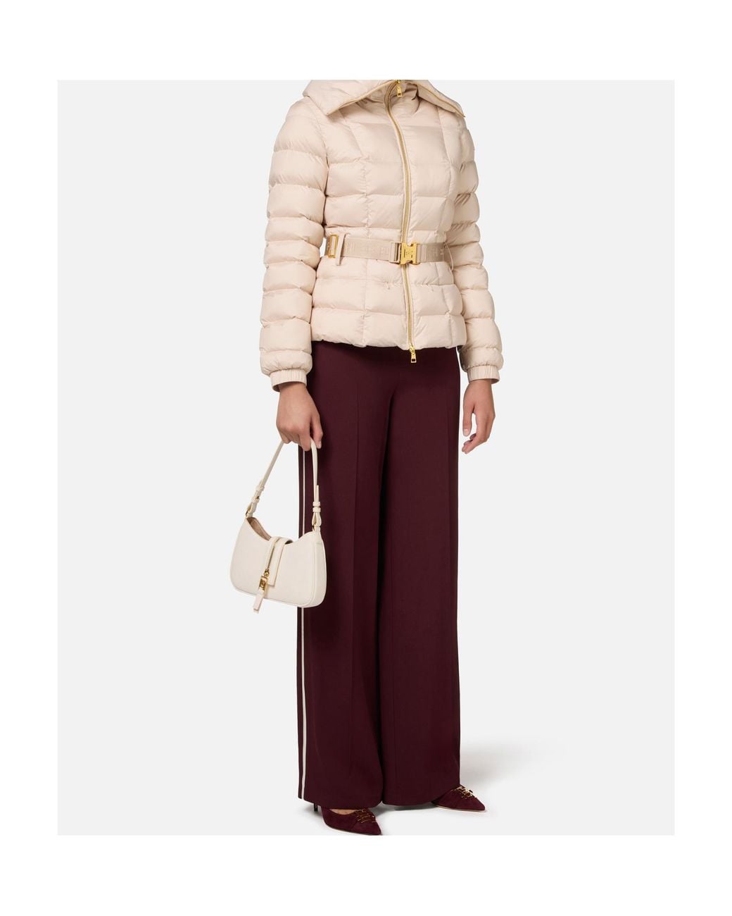 Elisabetta Franchi Natural Winter Jackets