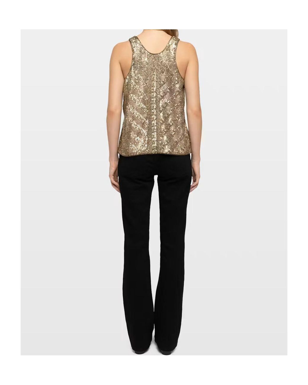 Zadig & Voltaire Blue Sleeveless Top