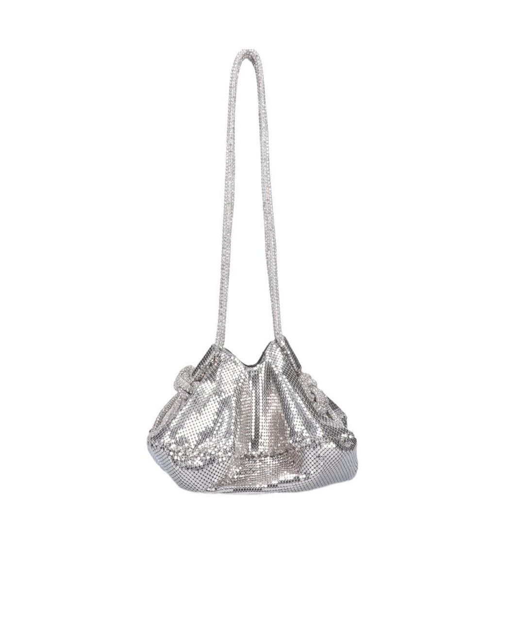 Kara White Cosmic Shoulder Bag