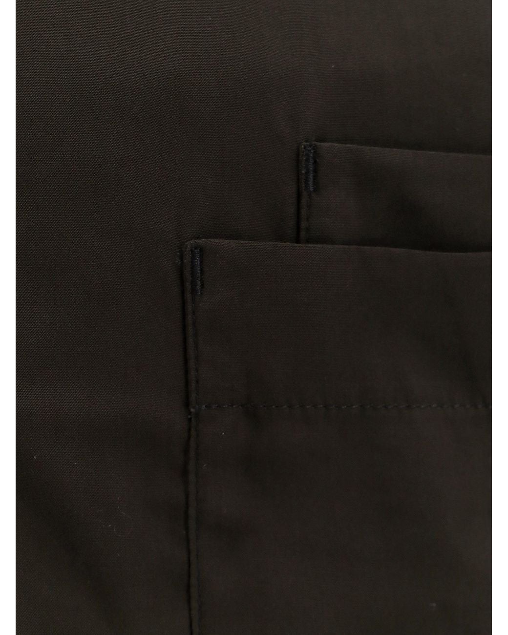 Lemaire Gray Long-Sleeved Button-Up Shirt for men