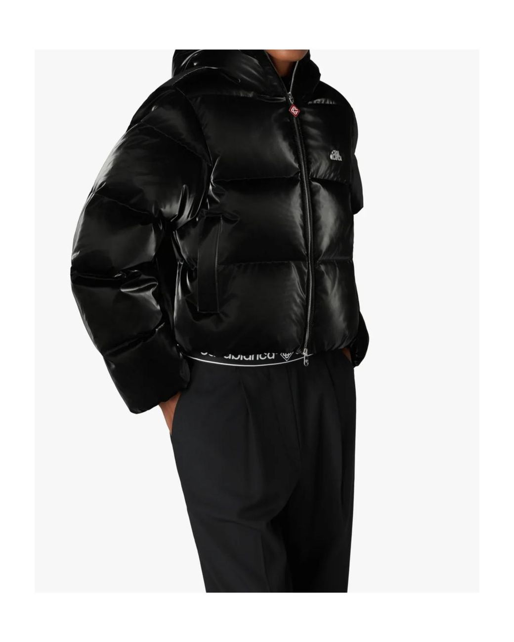 Casablanca Black Short Down Jacket