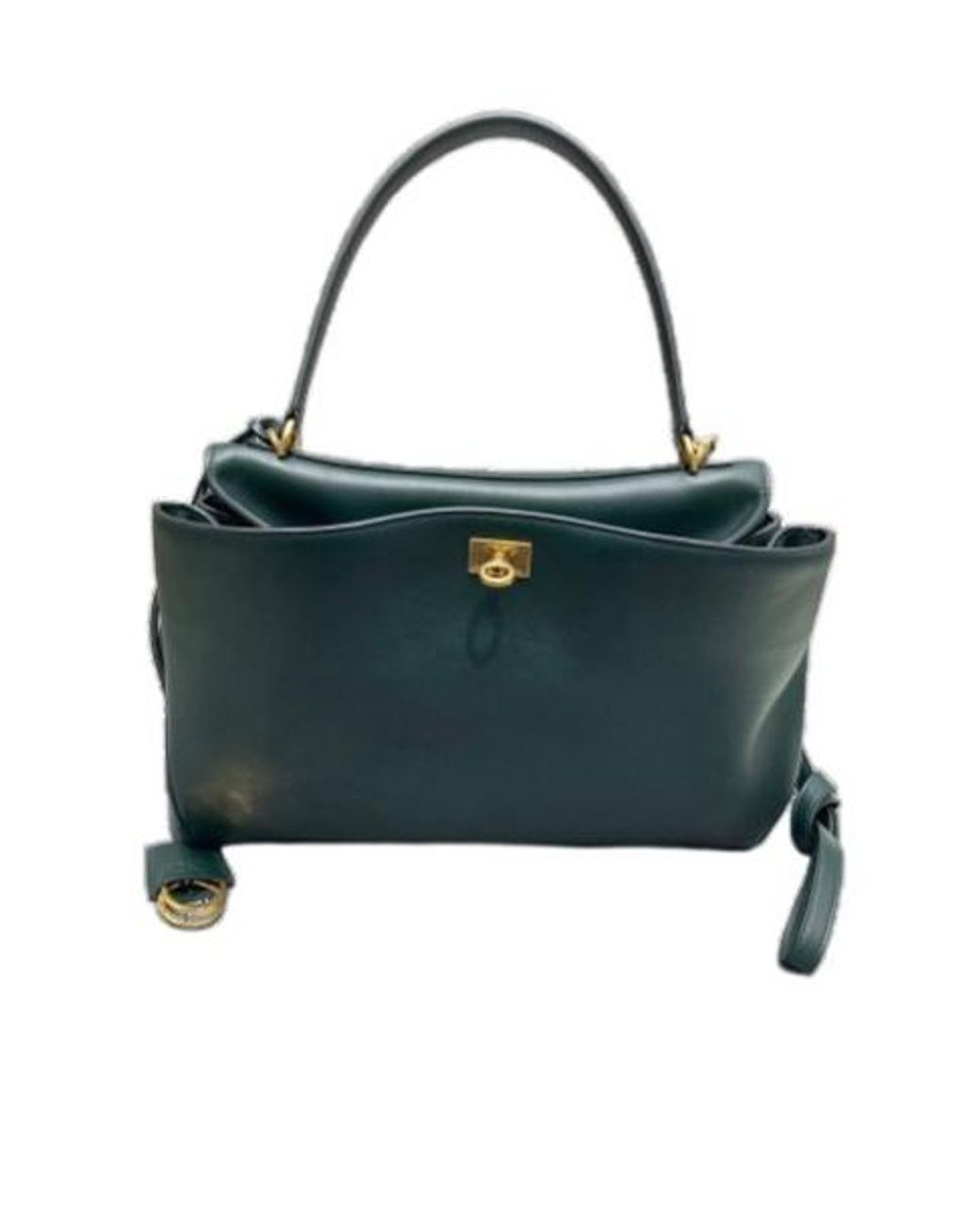 Balenciaga Green Rodeo Medium Handbag