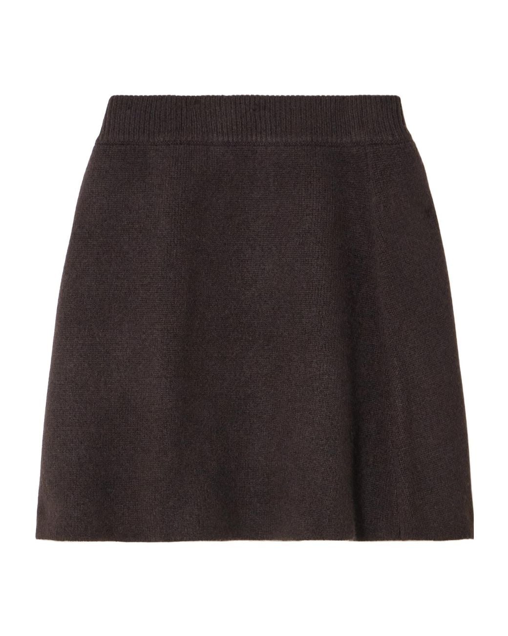 Lisa Yang Black Clare Cashmere Mini Skirt