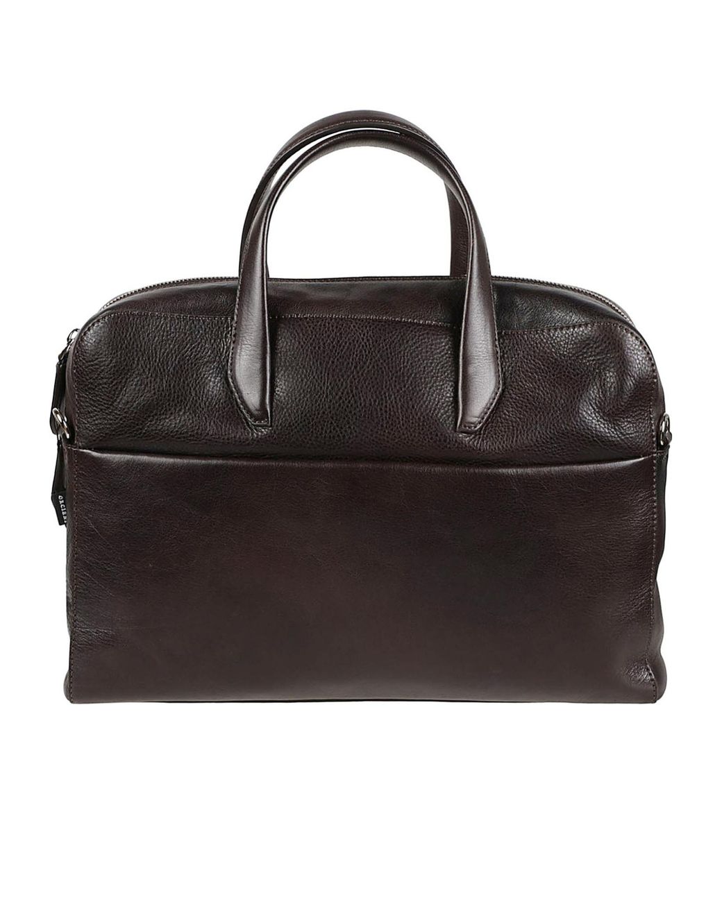 Orciani Black Lagoon Slim Briefcase for men