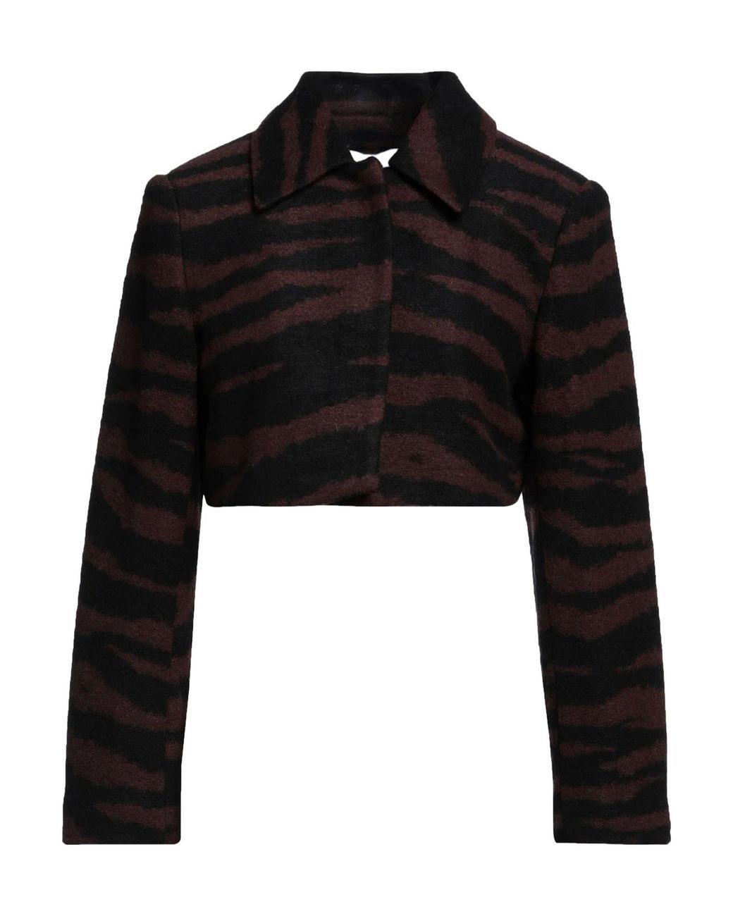 Ganni Black Cropped Casual Jacket