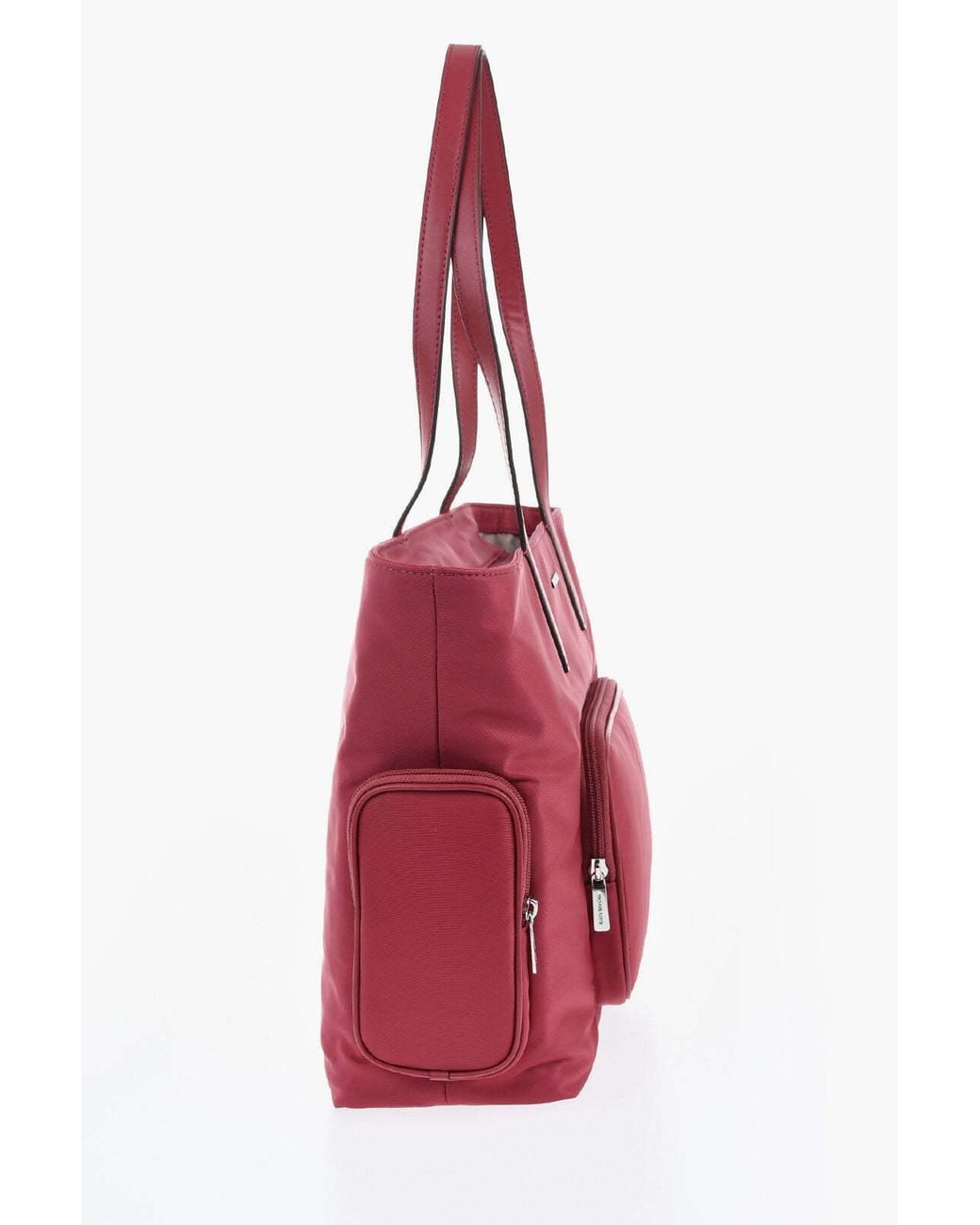 Michael Kors Red Zip-Closure Tote Bag