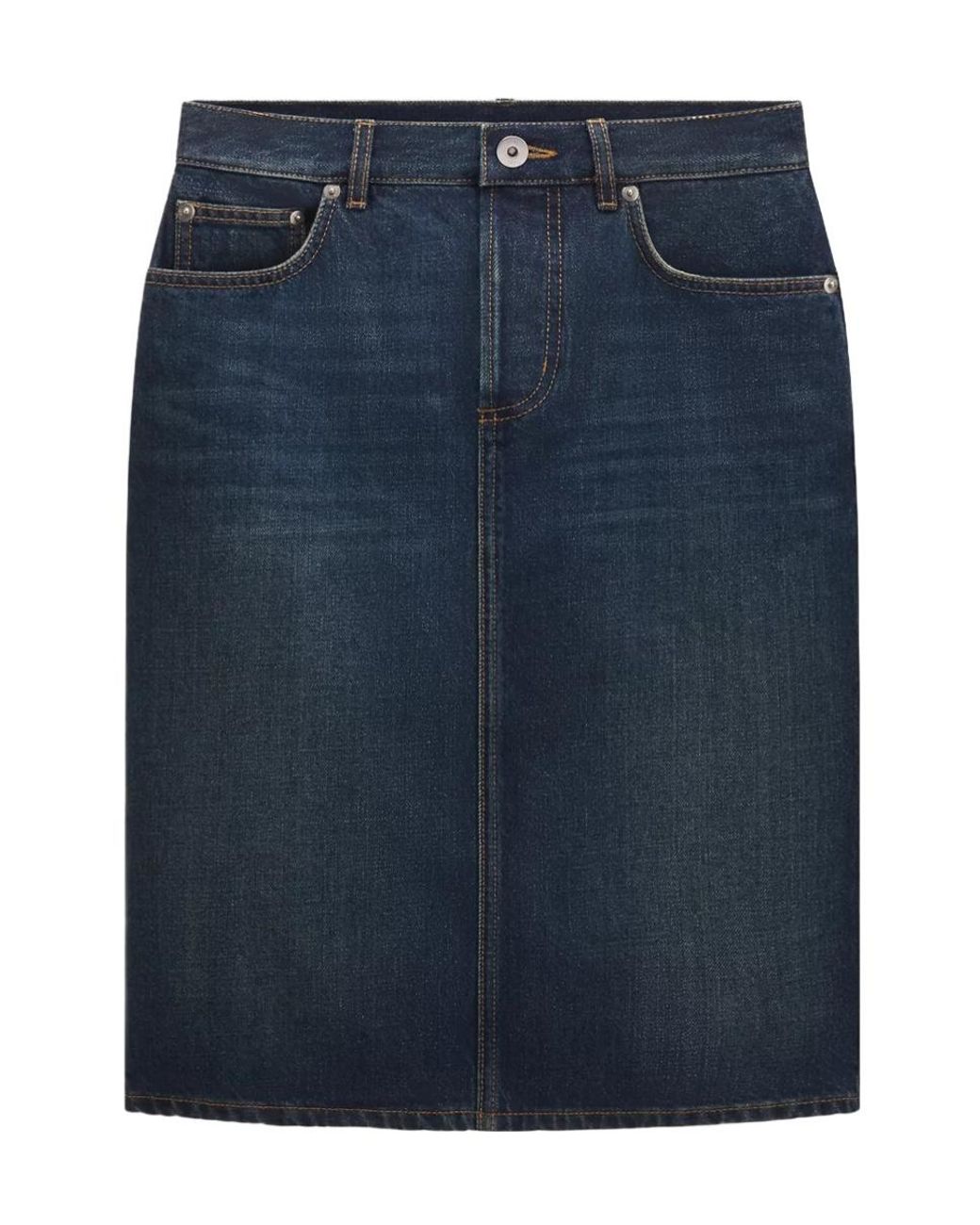 Dior Blue Pencil Skirt