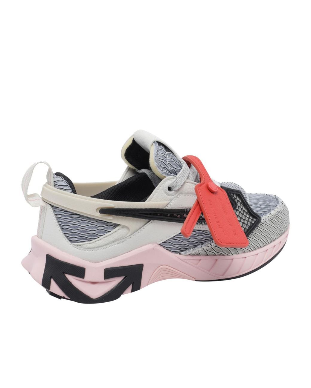 Off-White c/o Virgil Abloh Gray Space Memo Lace-Up Sneakers