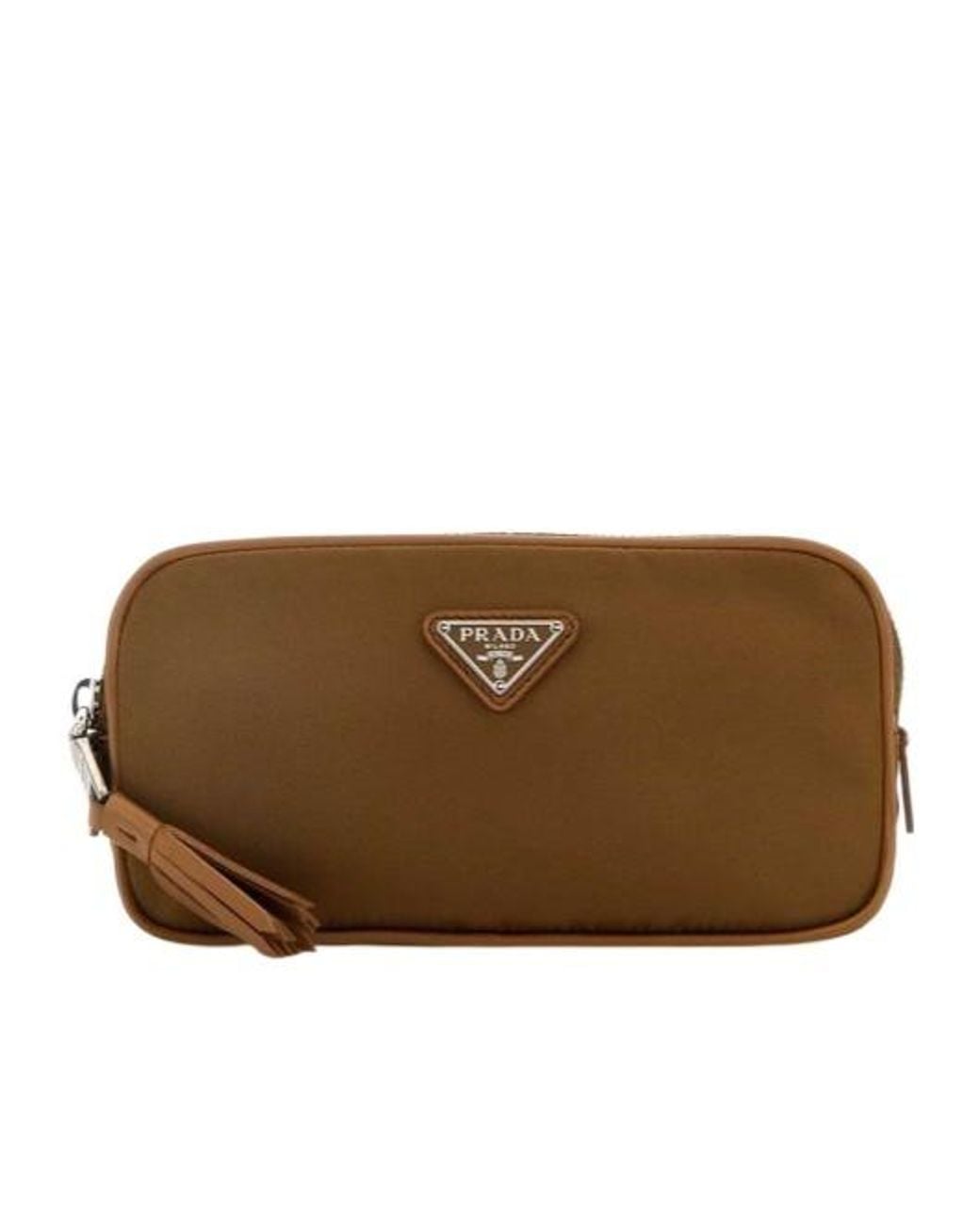 Prada Brown Re-Nylon Zipped Belt Bag