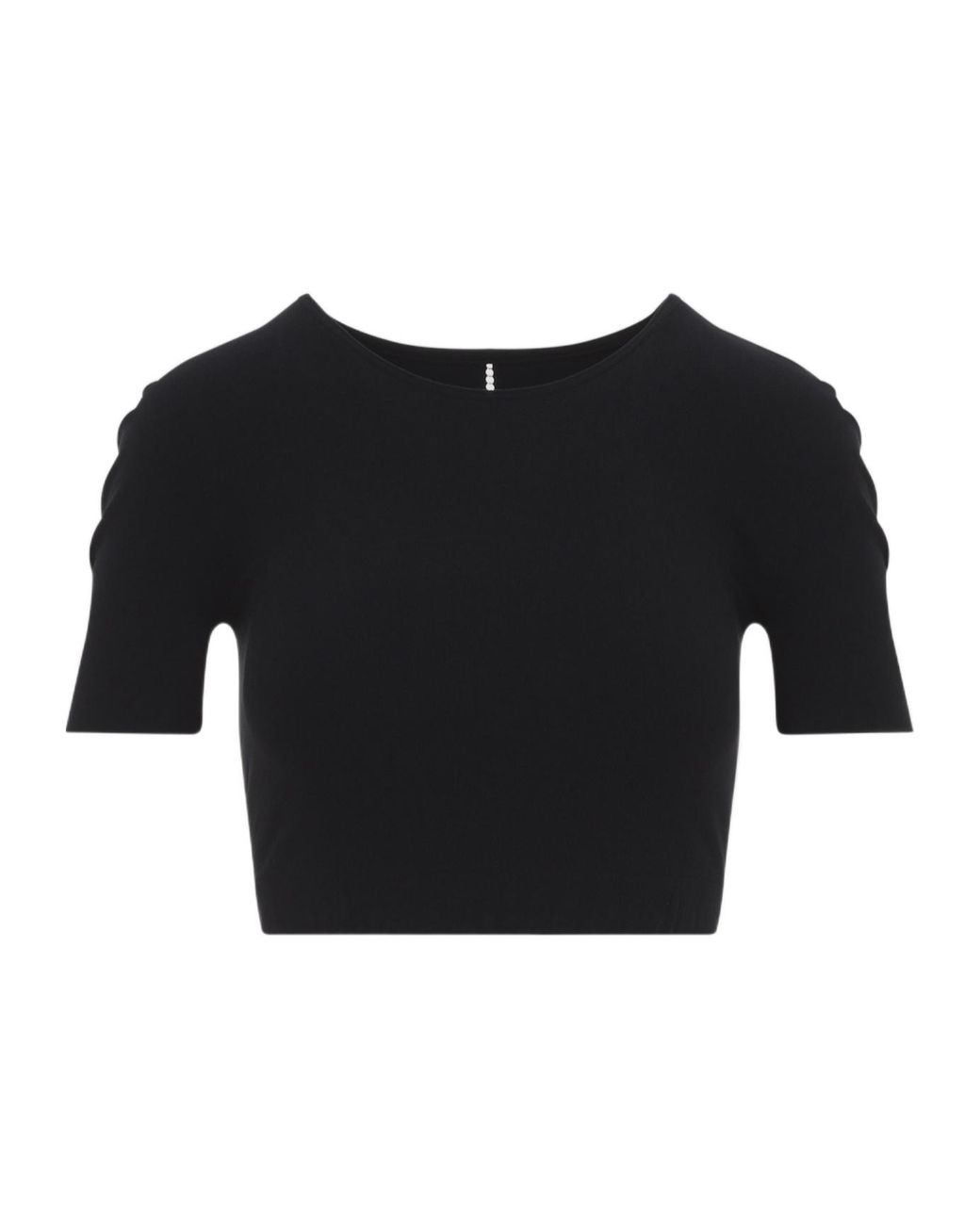 Wolford Black Seamless Cropped Performance Top
