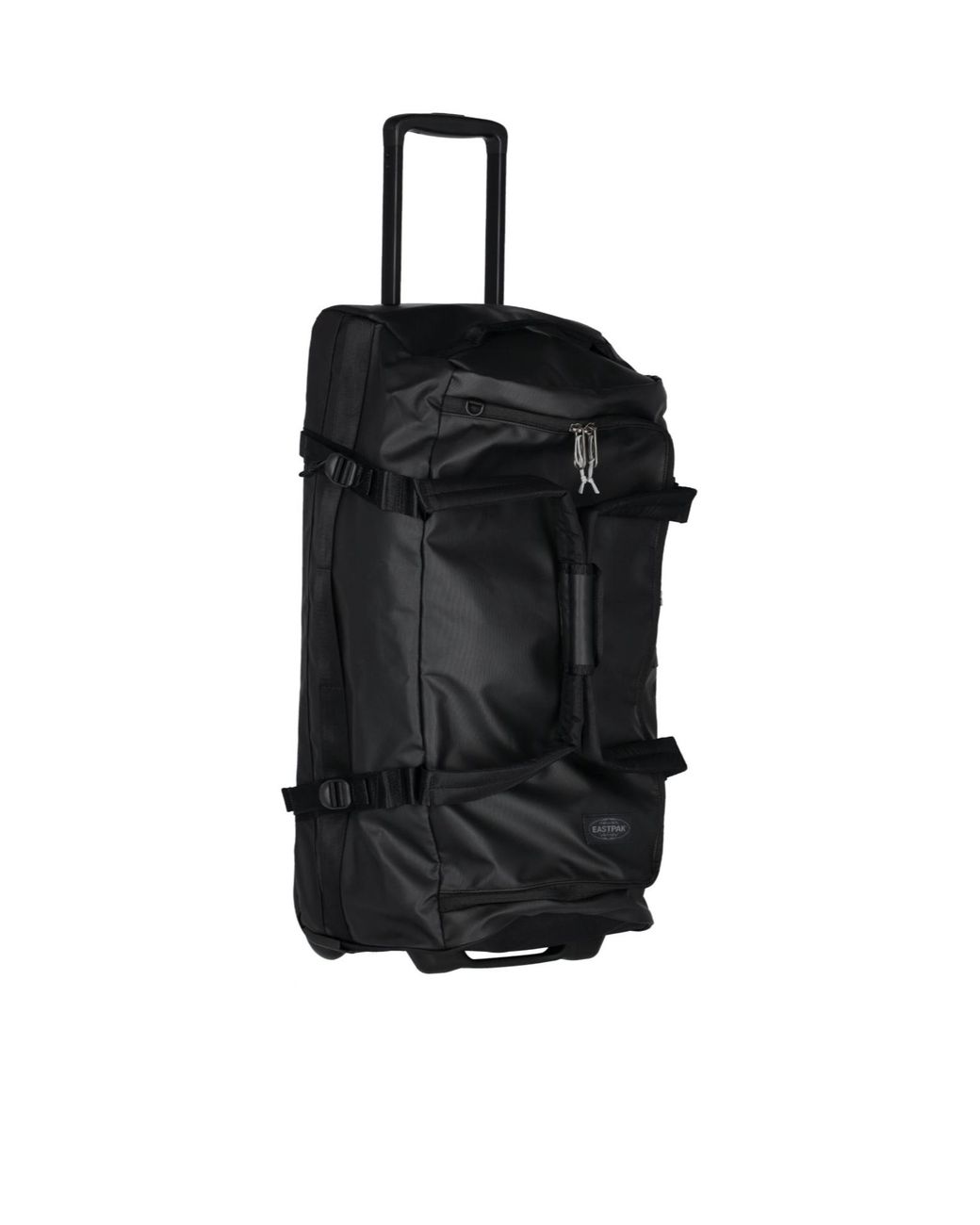 Eastpak Black Duffle Pack Wheel Tarp Luggage for men