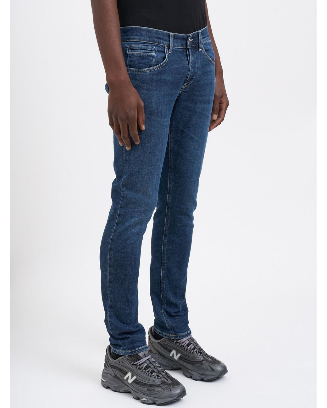 Dondup Blue Five-Pocket Jeans for men