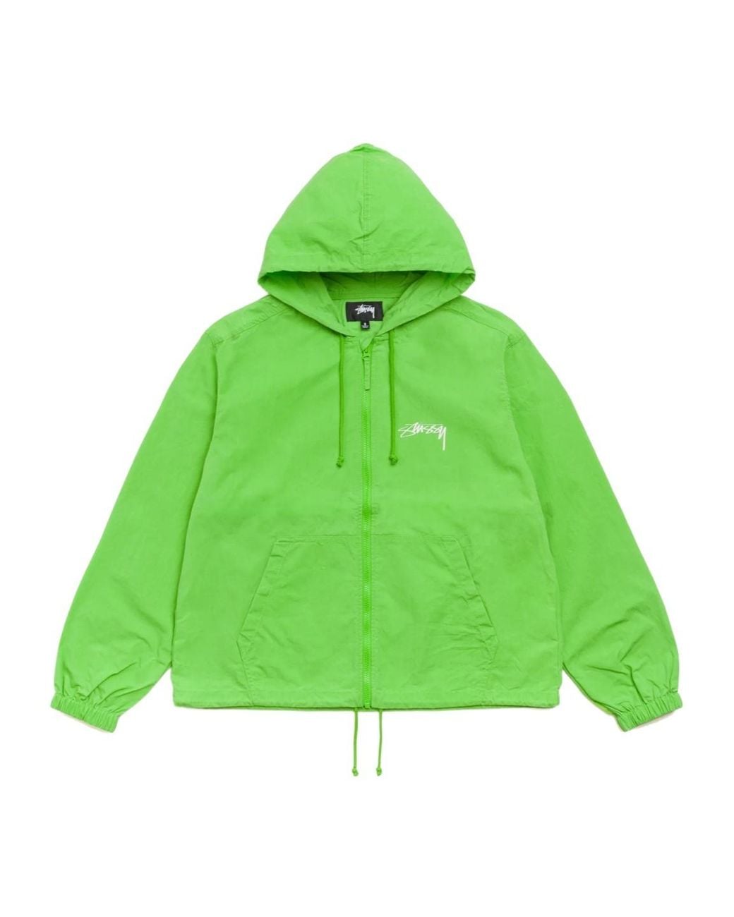 Stussy Green Long-Sleeve Casual Jacket for men