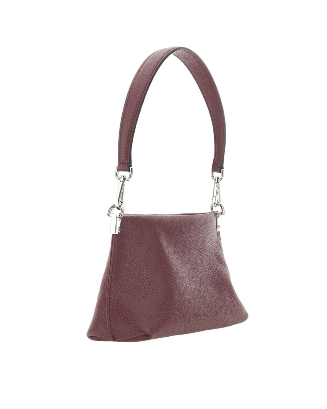 Gianni Chiarini Purple Fanny Pebbled Shoulder Bag