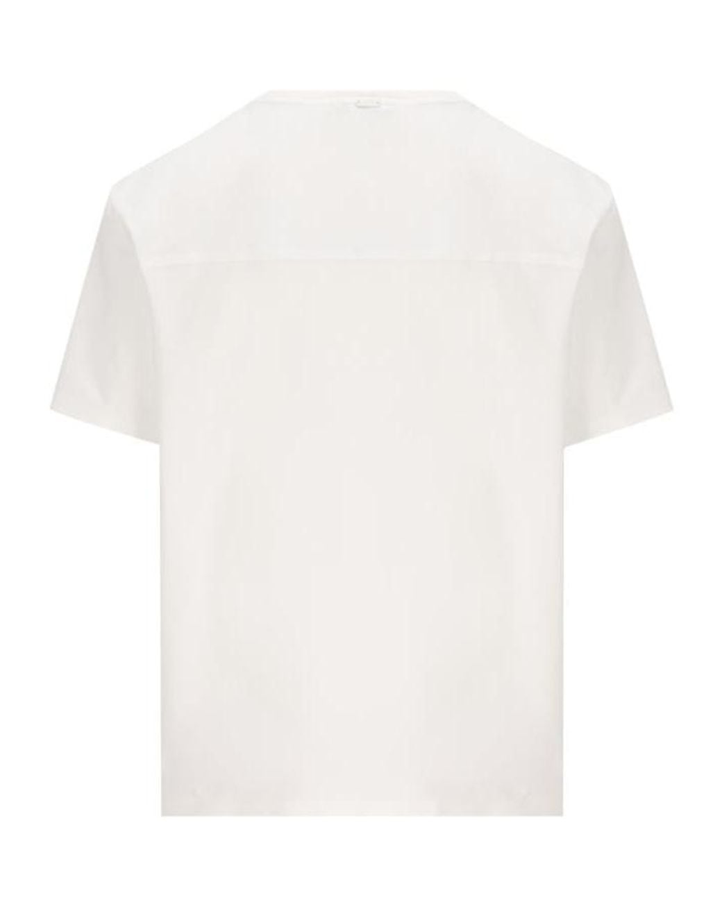 Herno White Pocket-Detailed T-Shirt for men