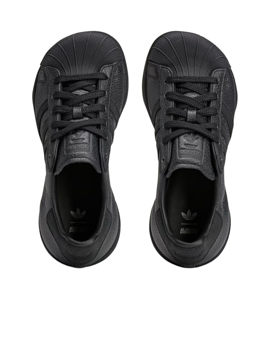 Adidas Black X Avavav Superstar Sneakers for men
