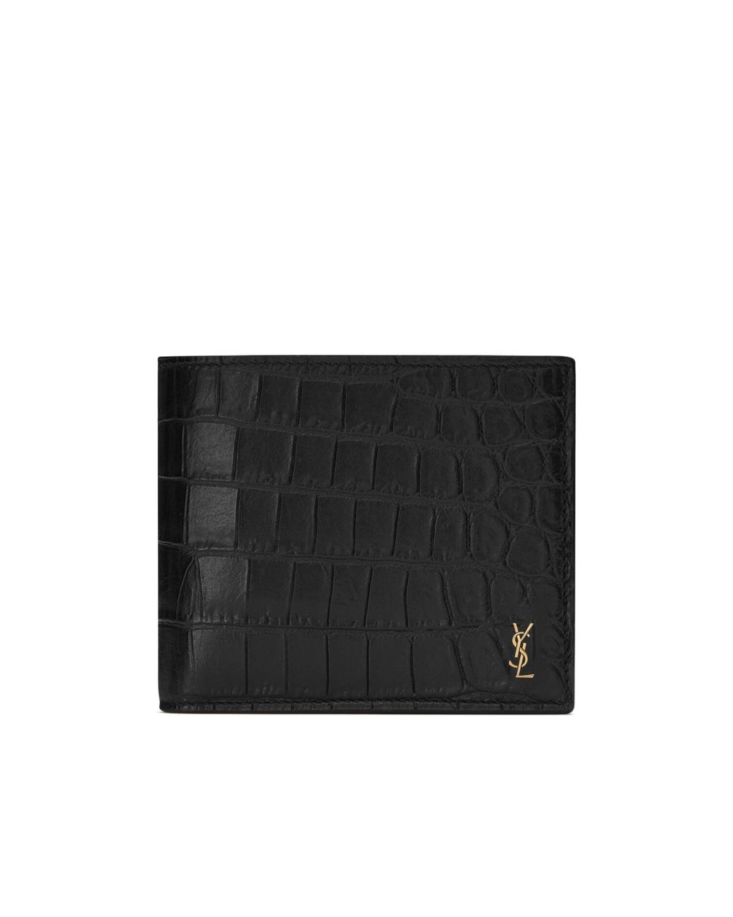 Saint Laurent Black Bifold Wallet for men