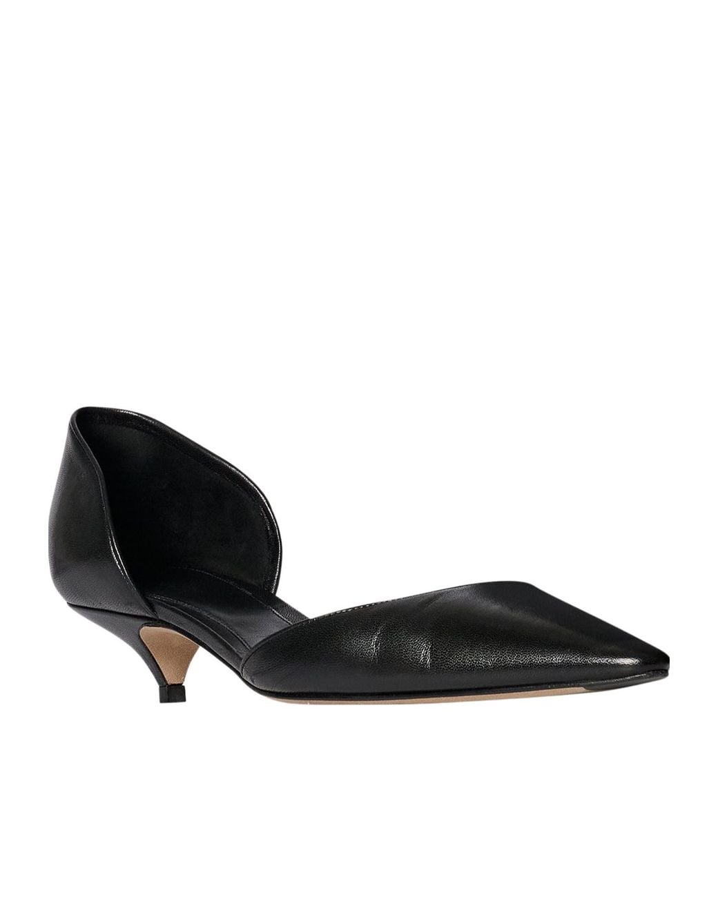 The Row Black Liisa Kitten D'Orsay Pumps