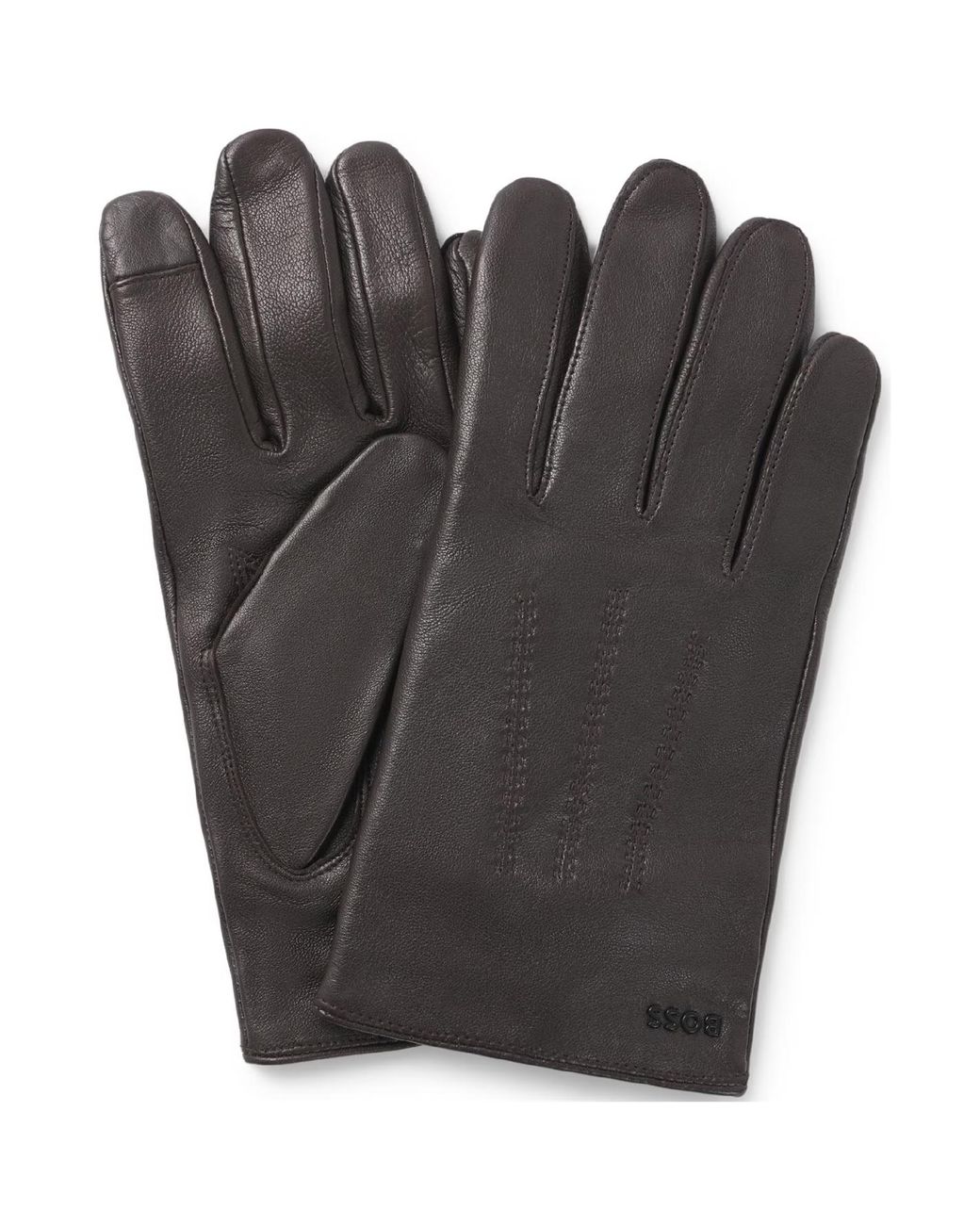 Boss Black Hainz Me Fleece Gloves for men