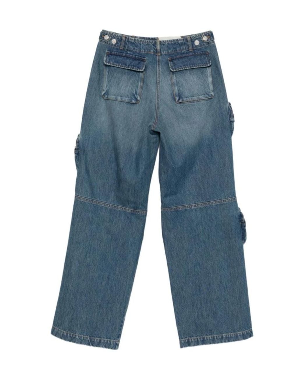 Coperni Blue Pocket Detailed Jeans