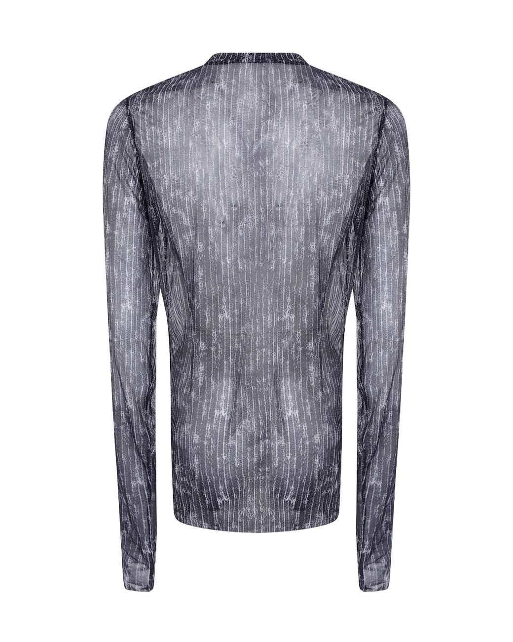 Maria Calderara Blue Long-Sleeve T-Shirt