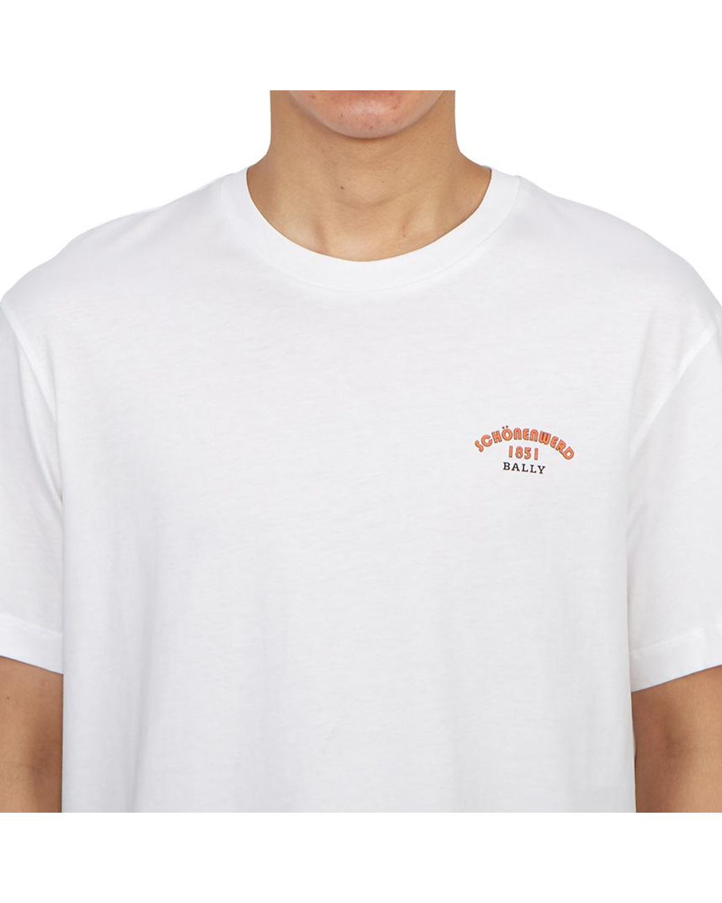 Bally White Short-Sleeved T-Shirt for men