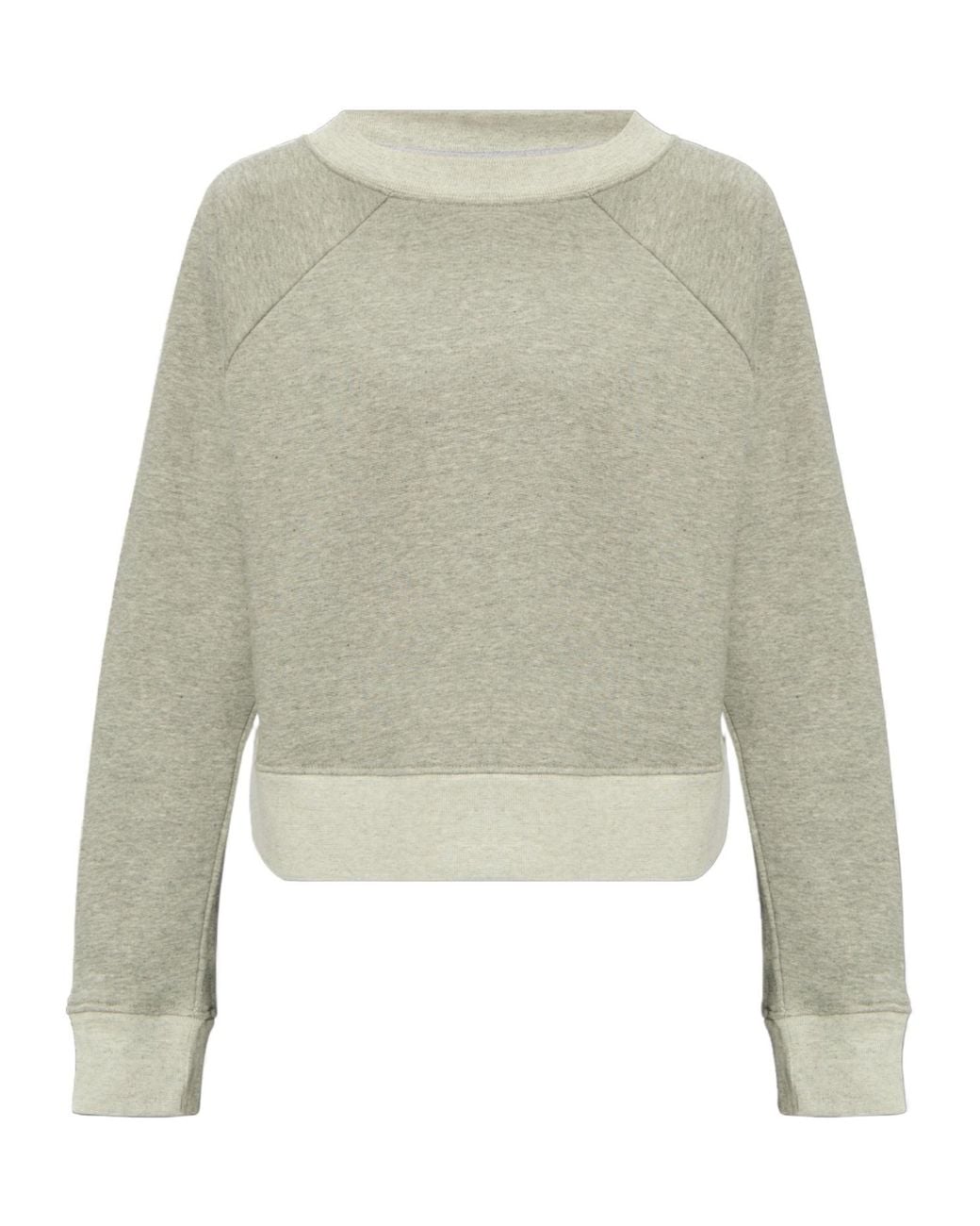 Victoria Beckham Natural Cropped Jumper