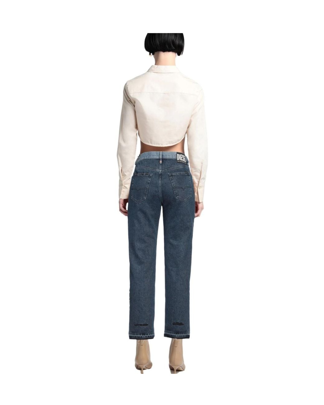 DIESEL Mediumblue Tapered Jeans