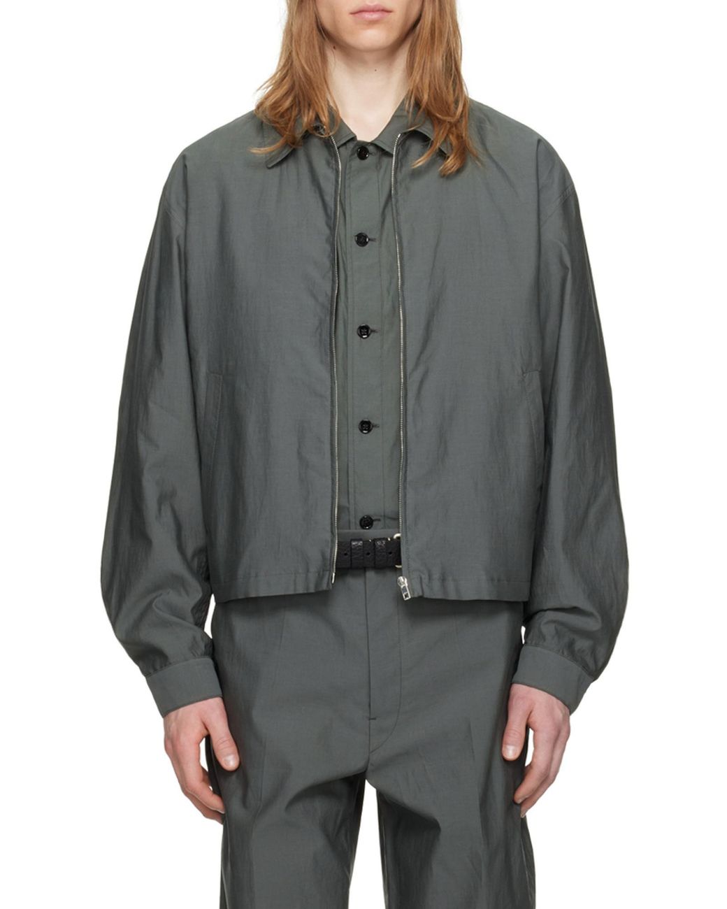 Lemaire Gray Shirt Jacket for men